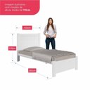 Ver imagem 3 de Cama Solteiro Premium Plus 100% MDF Branco