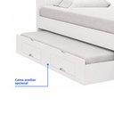 Ver imagem 6 de Cama Solteiro Premium Plus 100% MDF Branco