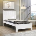 Ver imagem 1 de Cama Solteiro Premium Plus 100% MDF Branco