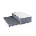 Ver imagem 3 de Base Box Baú Solteiro com Colchão Auxiliar 88x188x48cm Detroit Cinza Herval
