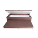 Ver mais imagens de Base Box Baú Solteiro com Colchão Auxiliar 88x188x48cm Detroit