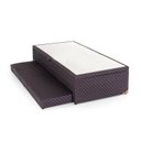 Ver imagem 2 de Base Box Baú Solteiro com Colchão Auxiliar 88x188x48cm Detroit