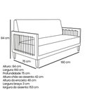 Ver imagem 7 de Sofá Namoradeira Daia 2 Lugares Fixo 160cm Cinza Claro Linho Loja Sheep