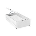 Ver mais imagens de Base Box Baú Solteiro com Colchão Auxiliar 88x188x48cm Detroit Branco Herval