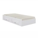 Ver imagem 1 de Cama Auxiliar 2 Gavetas Premium Branco