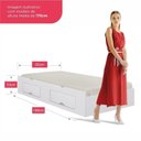 Ver imagem 3 de Cama Auxiliar 2 Gavetas Premium Branco