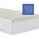 Ver imagem 5 de Cama Auxiliar 2 Gavetas Premium Branco