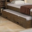 Ver imagem 2 de Cama Auxiliar 2 Gavetas Premium