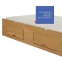 Ver imagem 4 de Cama Auxiliar 2 Gavetas Premium Marrom/Cinamomo