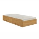 Ver imagem 1 de Cama Auxiliar 2 Gavetas Premium Marrom/Cinamomo