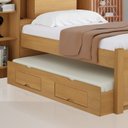 Ver imagem 1 de Cama Auxiliar 2 Gavetas Premium Marrom/Cinamomo