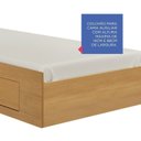 Ver imagem 5 de Cama Auxiliar 2 Gavetas Premium Marrom/Cinamomo