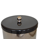 Ver imagem 2 de Lixeira Lavabo 5L Inox C/ Tampa Plástica