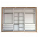 Ver imagem 5 de Guarda-roupa Casal Aura 6 Portas 6 Gavetas Cinamomo - Panorama Móveis