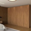 Ver imagem 1 de Guarda-roupa Casal Aura 6 Portas 6 Gavetas Cinamomo - Panorama Móveis