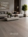 Ver imagem 4 de Piso Vinílico Colado Réguas Classic Gray 2mm 3,3445m² Graddus