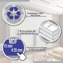 Ver imagem 7 de Guarda Roupa Casal Zeus 6 Portas 7 Gavetas em MDF Dobradiça Slow Móveis D Doro
