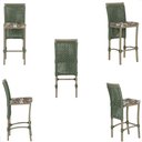 Ver imagem 5 de Banqueta em Alumínio Roma Fendi Corda Náutica Tecido 6