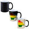Caneca Mágica Glitter Muda de Cor Y2 Bolívia Mapa - 1