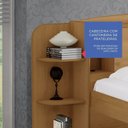 Ver imagem 5 de Cama Solteiro Milênio com Baú 100% MDF Espresso Móveis Marrom/Cinamomo