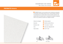 Ver imagem 4 de Forro de Fibra Mineral Amf Thermatex Antaris T24 625 X 625 X 15mm (caixa)