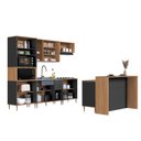 Ver imagem 7 de Cozinha Modulada Completa 8 Peças com Cristaleira 15 Portas 2 Gavetas com Bancada Isabelle