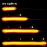 Kit Par Fita Led 60 Cm Drl 3000k 6000k Flexivel Farol e Seta - 2