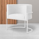 Ver imagem 7 de Kit 02 Poltronas Luana Para Sala Base Branca Suede Cores - S.A Móveis DS Móveis Poltrona Luana Branc