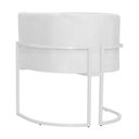 Ver imagem 6 de Kit 02 Poltronas Luana Para Sala Base Branca Suede Cores - S.A Móveis DS Móveis Poltrona Luana Branc