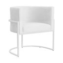 Ver imagem 2 de Kit 02 Poltronas Luana Para Sala Base Branca Suede Cores - S.A Móveis DS Móveis Poltrona Luana Branc