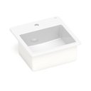 Ver imagem 1 de Cuba de Sobrepor 420x420 com Mesa Loft Q8 Branco Roca