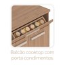 Cozinha Modulada Completa 5 Peças 12 Portas 3 Gavetas Felicitá 100% Mdf - 9