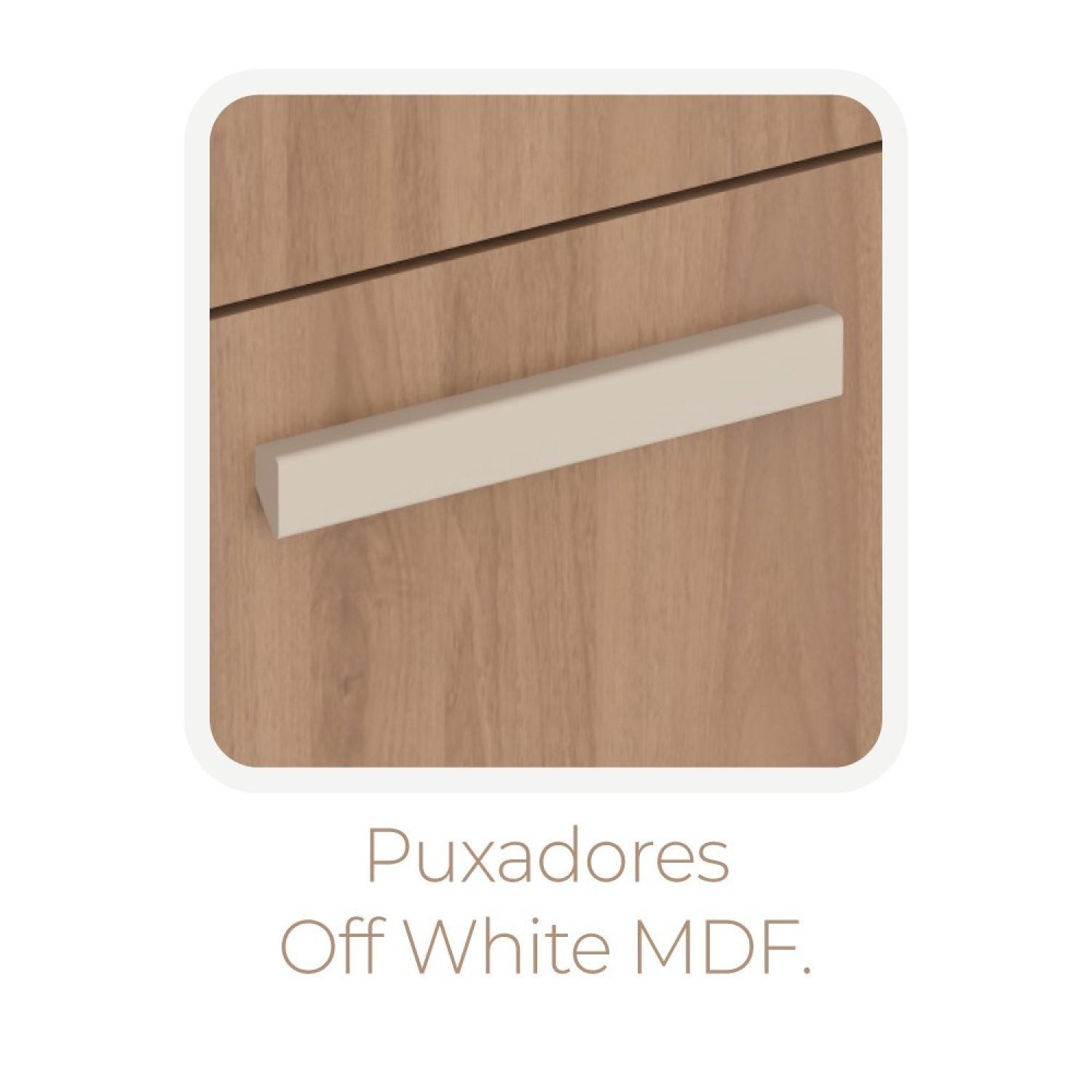 Cozinha Modulada Completa 5 Peças 12 Portas 3 Gavetas Felicitá 100% Mdf - 16