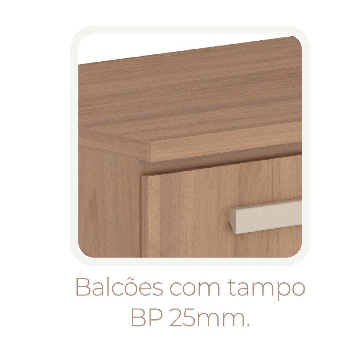Cozinha Modulada Completa 5 Peças 12 Portas 3 Gavetas Felicitá 100% Mdf - 10