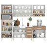 Cozinha Modulada Completa 5 Peças 12 Portas 3 Gavetas Felicitá 100% Mdf - 3