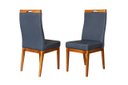 Ver imagem 2 de Kit 2 Cadeiras de Jantar Paris Linho Cinza - IDEAL MOVEIS