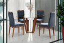 Ver imagem 1 de Kit 2 Cadeiras de Jantar Paris Linho Cinza - IDEAL MOVEIS