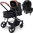 Ver imagem 1 de Carrinho de Bebe Moises com Bebe Conforto Galzerano Ivy Black