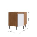 Ver imagem 4 de Balcão de Canto para Cozinha 1 Porta Athena