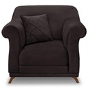 Ver imagem 7 de Poltrona Decorativa Retro Polo com Almofada Suede 1102 Ezz 1102