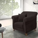 Ver imagem 3 de Poltrona Decorativa Retro Polo com Almofada Suede 1102 Ezz 1102