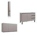 Ver imagem 4 de Conjunto de Armários de Cozinha Modulado Bambu