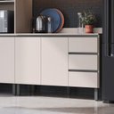 Ver mais imagens de Conjunto de Armários de Cozinha Modulado Bambu