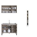 Ver imagem 3 de Conjunto de Armários de Cozinha Modulado Bambu