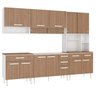 Cozinha Modulada Completa 5 Peças 13 Portas 5 Gavetas Felicitá 100% Mdf - 2