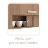 Cozinha Modulada Completa 5 Peças 13 Portas 5 Gavetas Felicitá 100% Mdf - 8