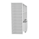 Ver imagem 6 de Organizador Baús Branco com Porta Carrinhos Nick 100% Mdf Branco