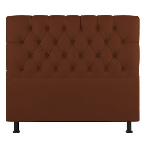 Cabeceira Cama Box Casal King Size Nice 195cm Suede Terracota - Abmaza