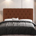 Ver imagem 2 de Cabeceira Cama Box Casal King Size Nice 195cm Suede Terracota - Abmaza
