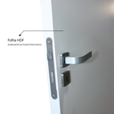 Ver mais imagens de Kit Porta de Madeira 210x72cm Batente 14cm Lisa Primer Uniportas 